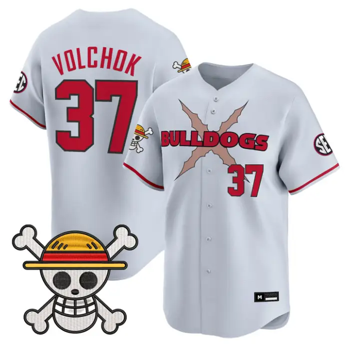 Joey Volchko Jersey #37 Georgia Bulldogs Baseball One Piece Premier Stitched by My Store