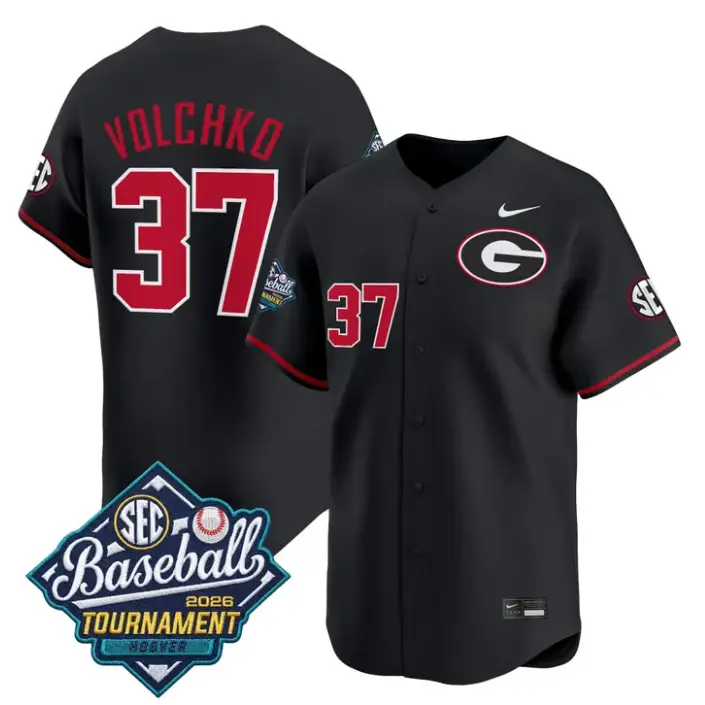 Joey Volchko Jersey #37 Georgia Bulldogs Softball Sec Tournament 2026 by My Store