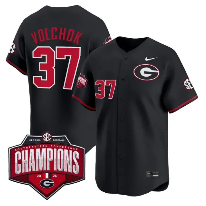 Joey Volchko Jersey #37 Georgia Bulldogs Southeastern Champions 2026 by My Store