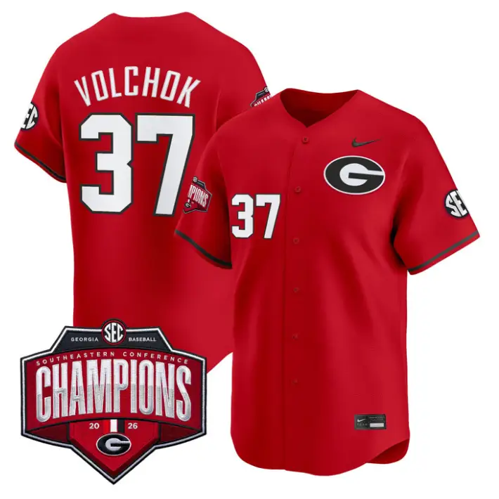 Joey Volchko Jersey #37 Georgia Bulldogs Southeastern Champions 2026 by My Store