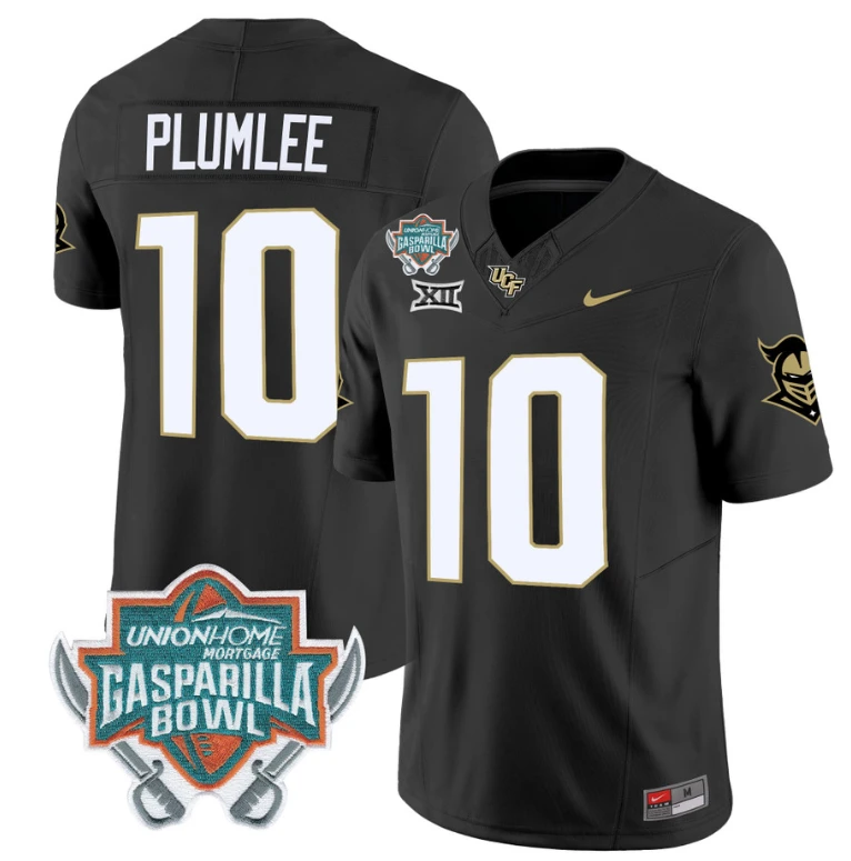 John Rhys Plumlee Jersey #10 UCF Knights Unionhome Patch Vapor Football Stitched Black by My Store