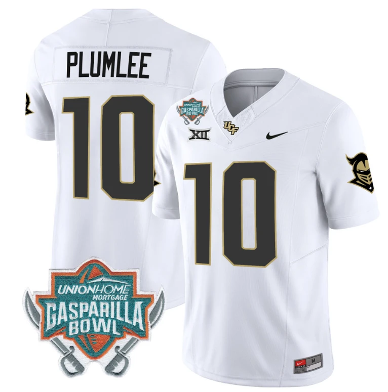 John Rhys Plumlee Jersey #10 UCF Knights Unionhome Patch Vapor Football Stitched White by My Store