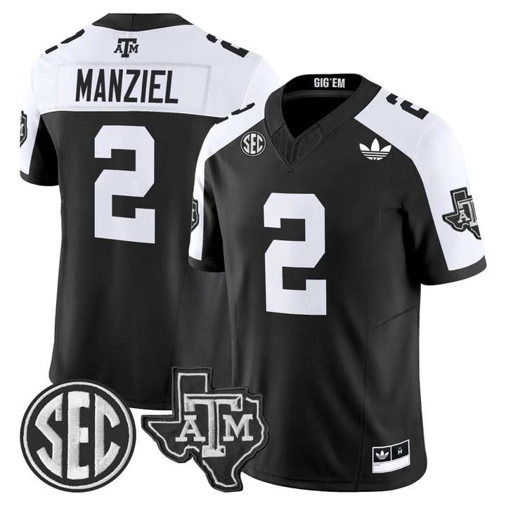 Johnny Manziel Jersey #2 Texas A&M Aggies 2025 Vapor V2 Stitched by My Store NCAA Football Jerseys