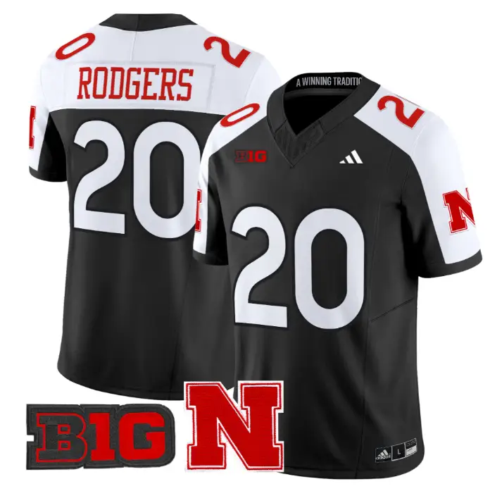 Johnny Rodgers Jersey #20 Nebraska Cornhuskers 2026 Vapor Stitched by My Store NCAA Football Jerseys