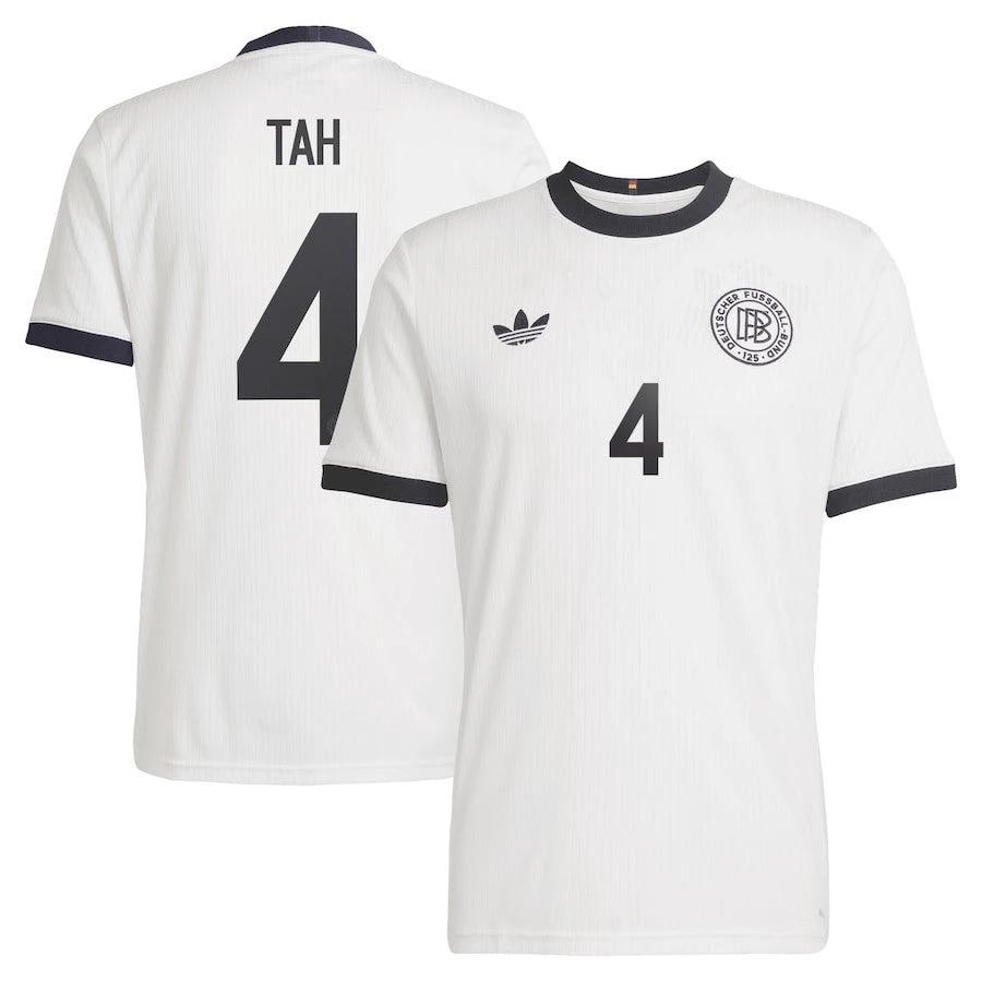 Jonathan Tah 4 Germany National Team 125th Anniversary Men Jersey – White by Soccer Jersey