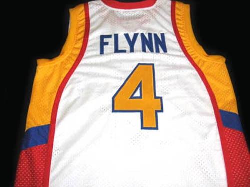 Jonny Flynn Jersey #4 McDonalds All American Basketball White by My store basketball