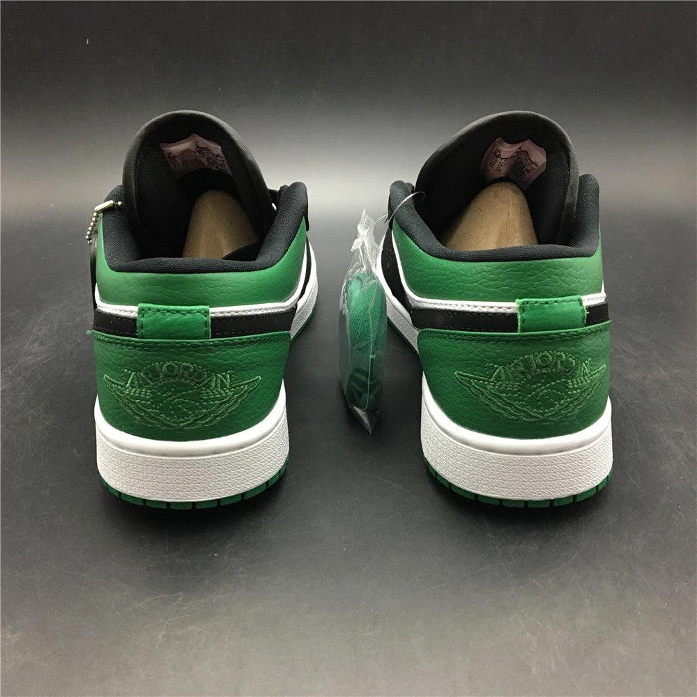 Air Jordan 1 Low White Black Mystic Green by Air Jordan