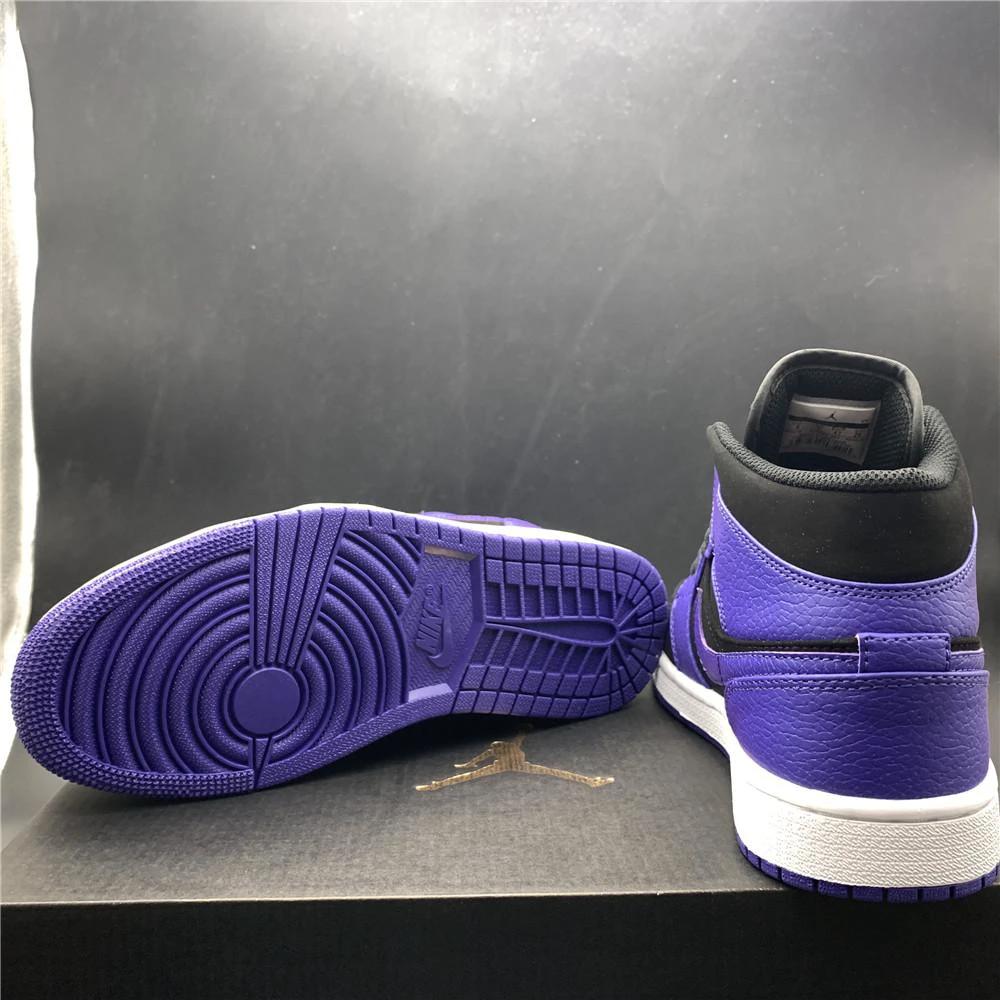 Air Jordan 1 Mid Black Dark Concord by Air Jordan