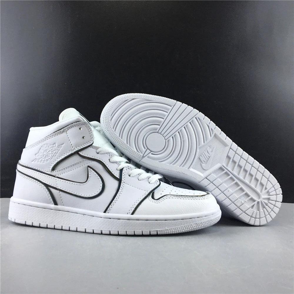 Air Jordan 1 Mid Iridescent Reflective White (W) by Air Jordan