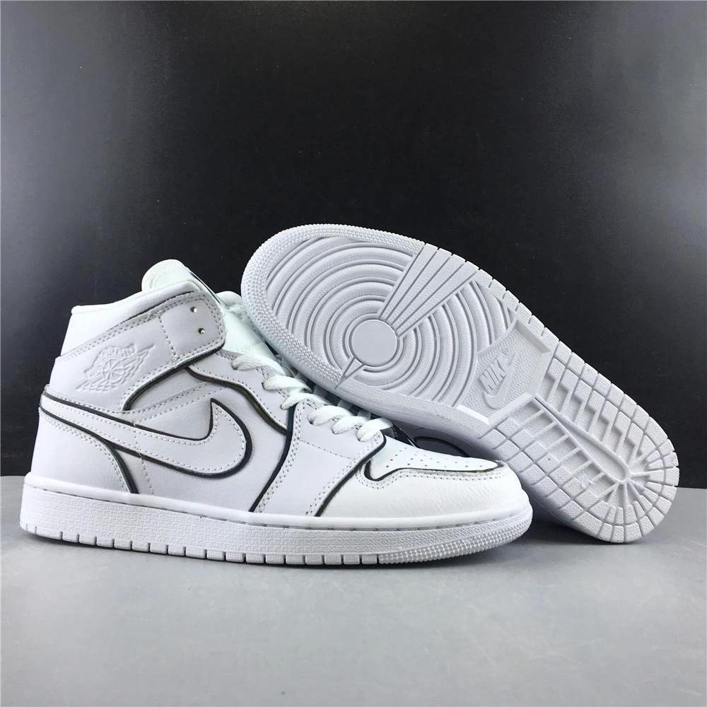 Air Jordan 1 Mid Iridescent Reflective White (W) by Air Jordan