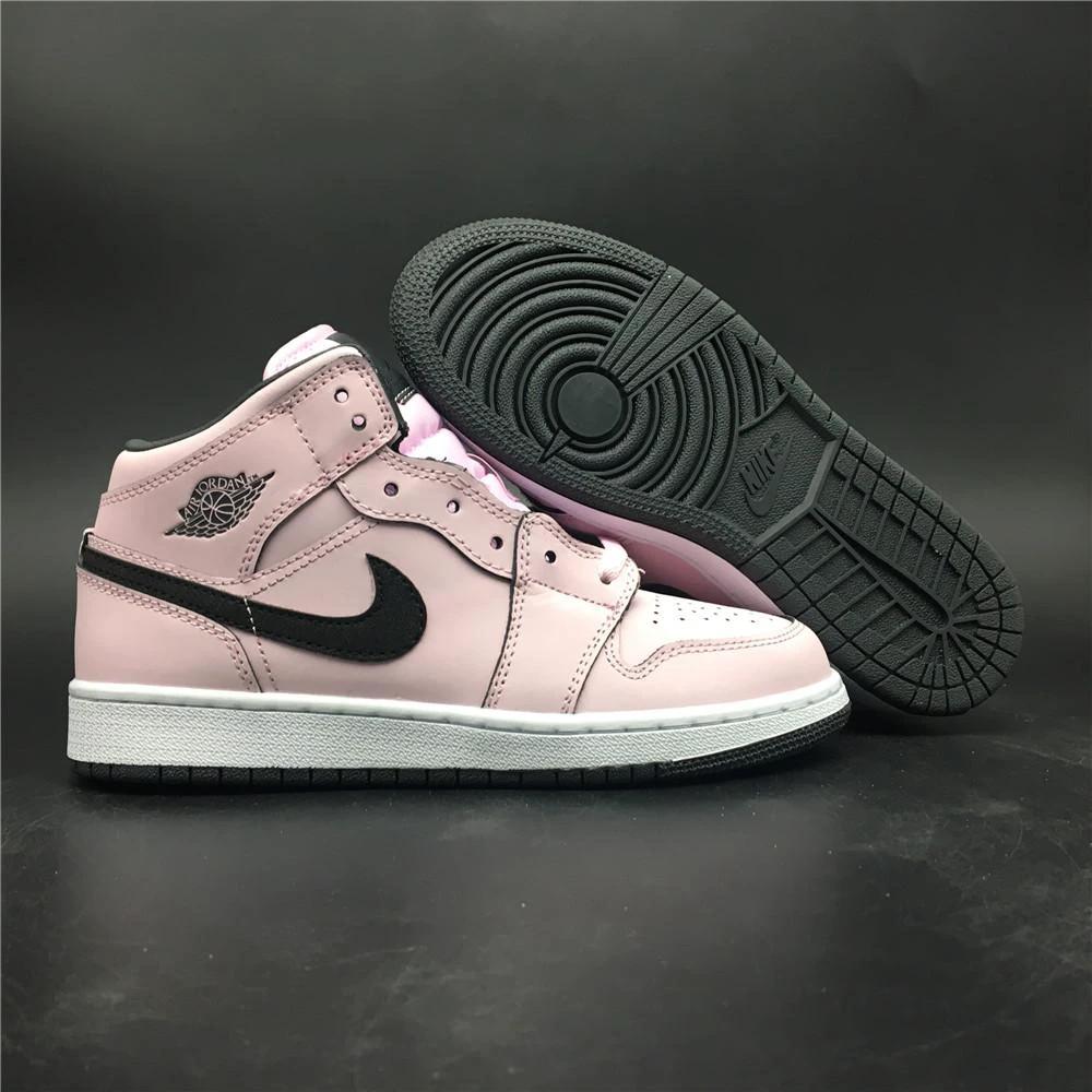 Air Jordan 1 Mid Pink Foam (GS) by Air Jordan