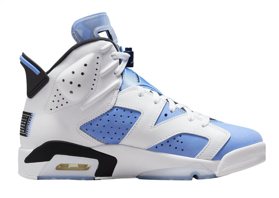 Air Jordan 6 Retro UNC White by Air Jordan
