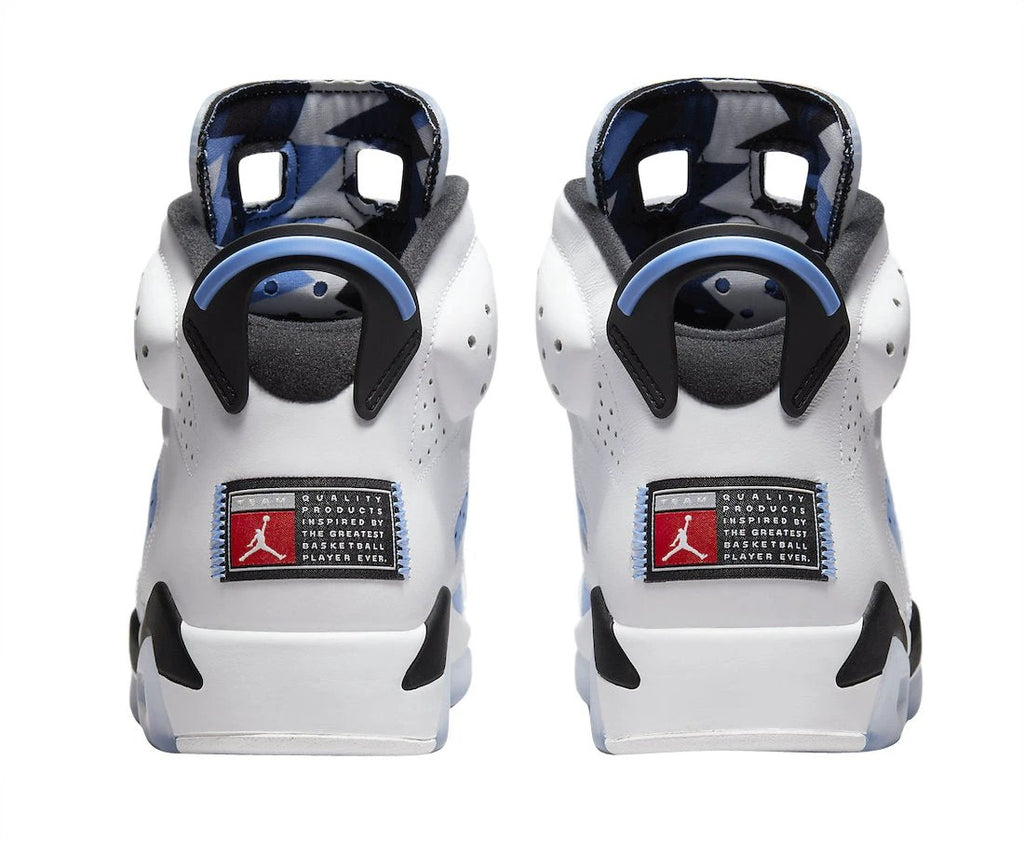 Air Jordan 6 Retro UNC White by Air Jordan