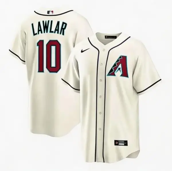Jordan Lawlar Jersey #10 Diamondbacks Vapor Premier Limited All Stitched by My Store