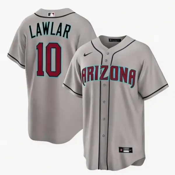 Jordan Lawlar Jersey #10 Diamondbacks Vapor Premier Limited All Stitched by My Store