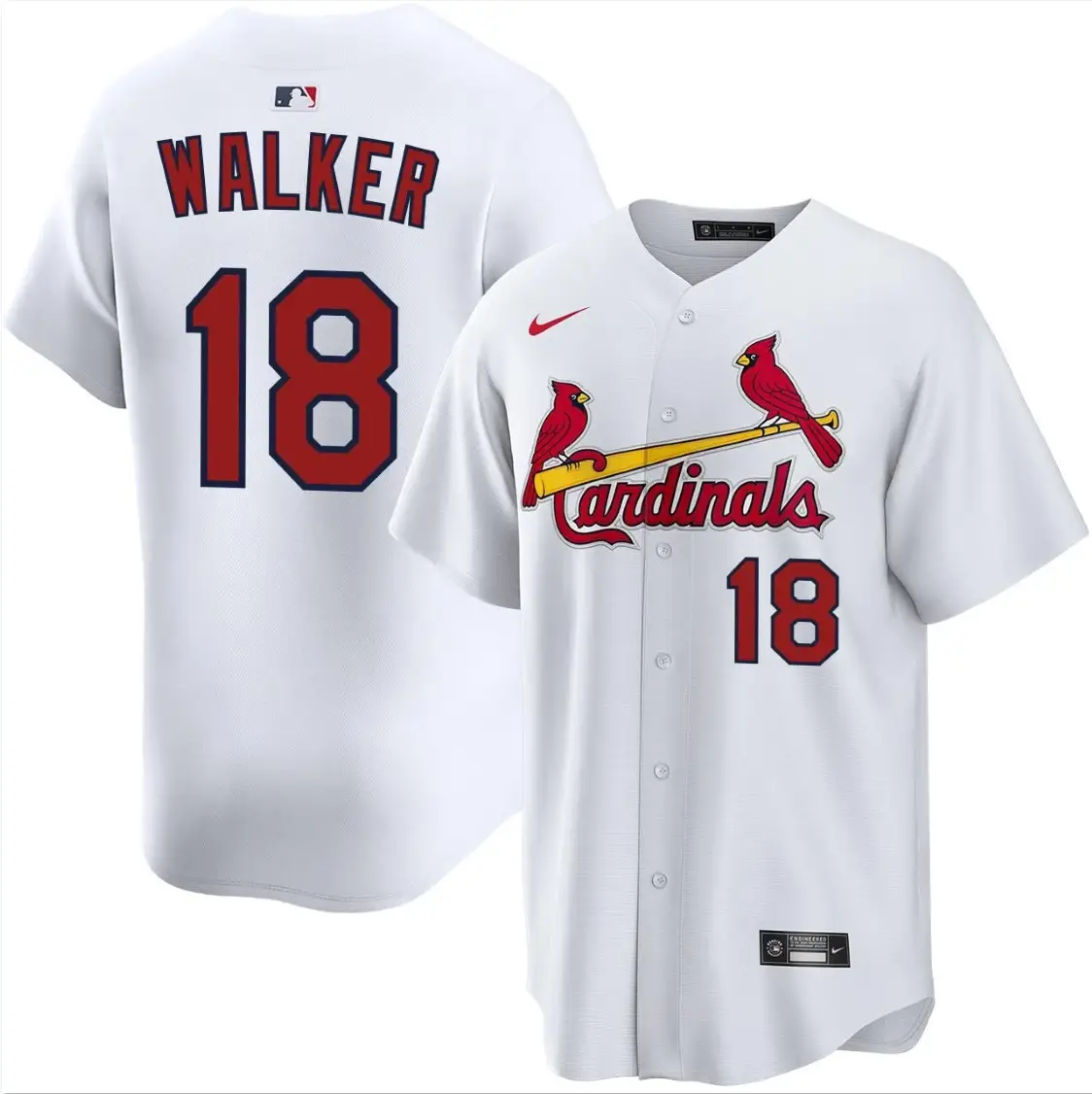 Jordan Walker Jersey #18 Cardinals Vapor Premier Limited All Stitched by My Store