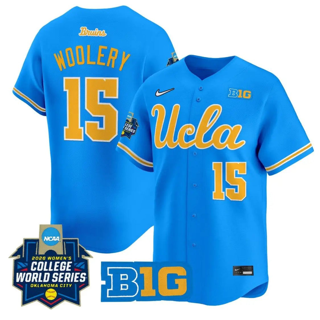 Jordan Woolery Jersey #15 UCLA Bruins Softball 2026 World Series Stitched by My Store