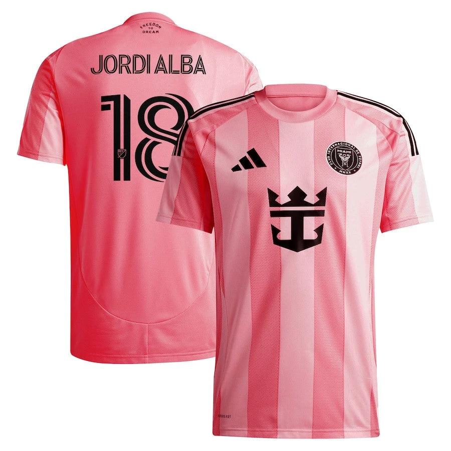Jordi Alba 18 Inter Miami CF 2025 Euforia Men Jersey – Light Pink by Soccer Jersey