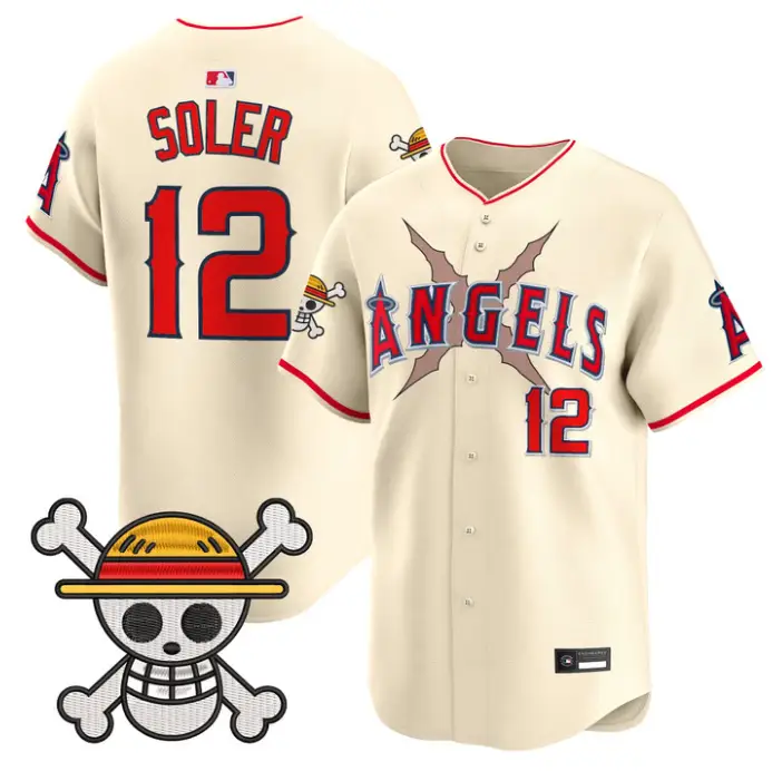 Jorge Soler Jersey #12 Los Angeles Angels One Piece Premier Stitched by My Store
