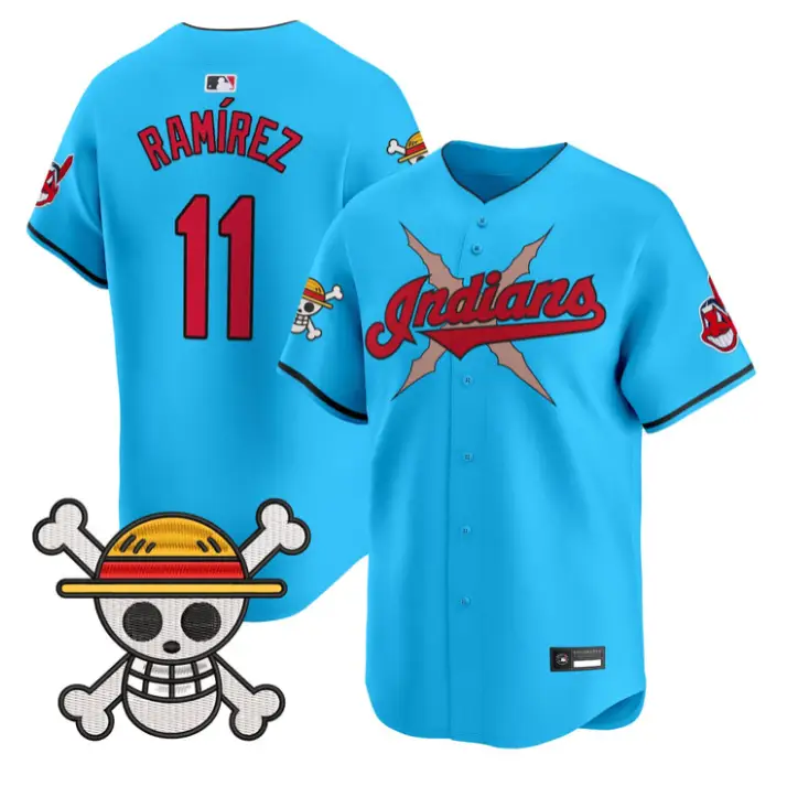José Ramírez Jersey #11 Cleveland Indians One Piece Premier Stitched by My Store