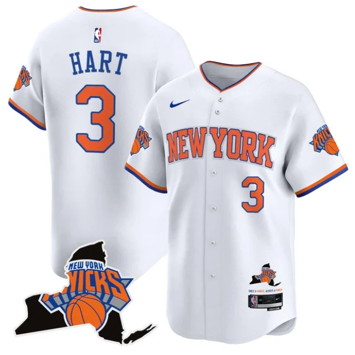 Josh Hart Jersey #3 New York Knicks Vapor Baseball Stitched Association by My Store
