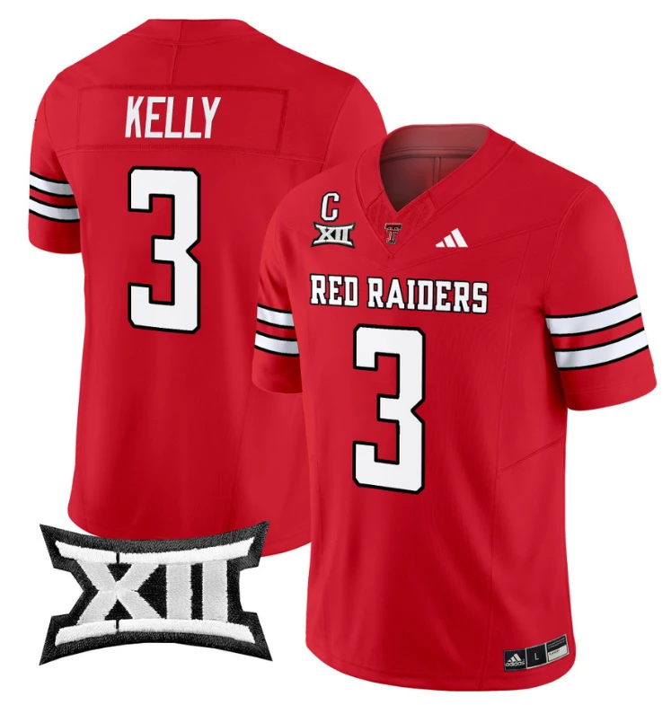 Josh Kelly Jersey #3 Texas Tech Red Raiders Vapor Limited Football Red by My Store