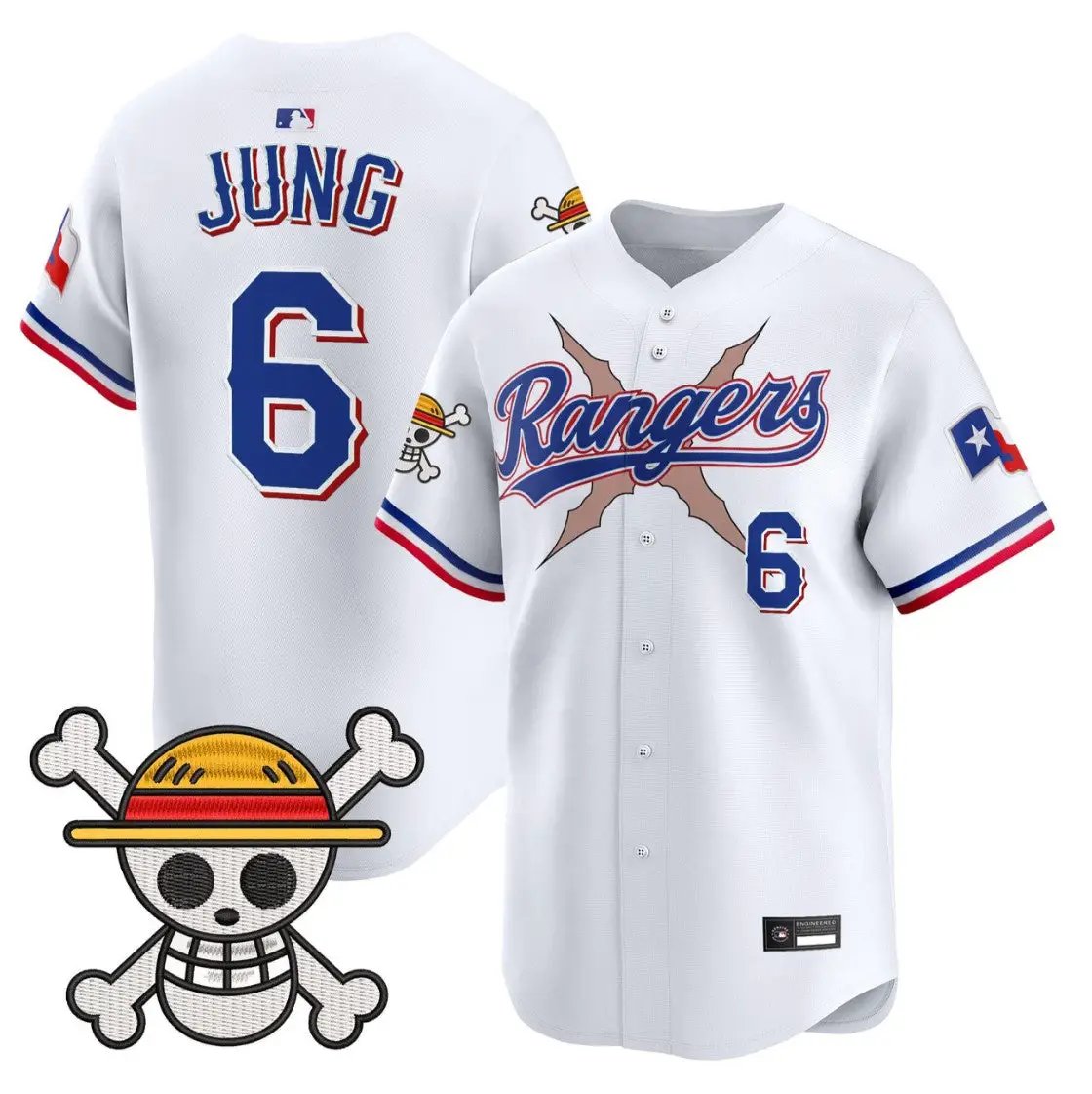 Josh Jung Jersey #6 Texas Rangers One Piece Premier Limited Stitched by My Store