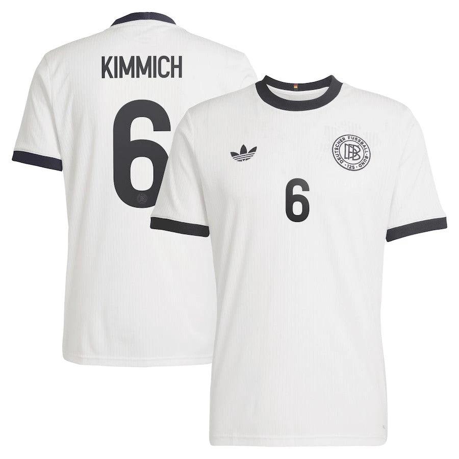 Joshua Kimmich 6 Germany National Team 125th Anniversary Men Jersey – White by Soccer Jersey