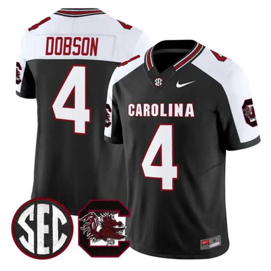 Joshua Dobson Jersey #4 South Carolina Gamecocks 2026 Limited Stitched by My Store NCAA Football Jerseys