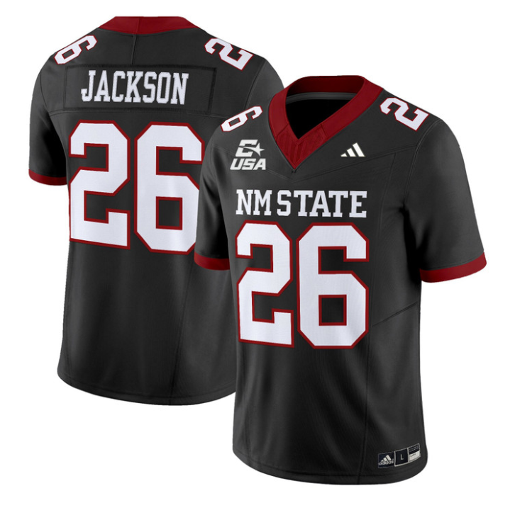 Josiah Jackson Jersey #26 New Mexico State 2026 Vapor Limited Stitched