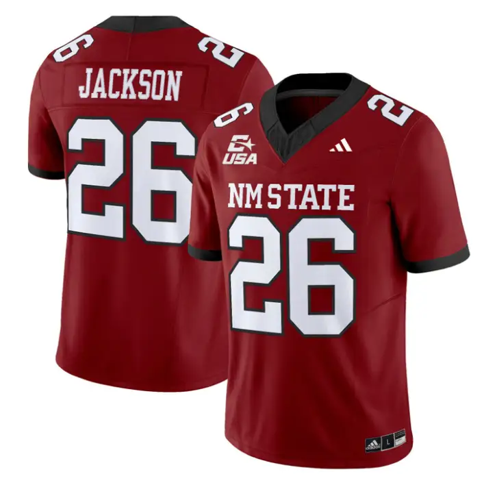 Josiah Jackson Jersey #26 New Mexico State 2026 Vapor Limited Stitched