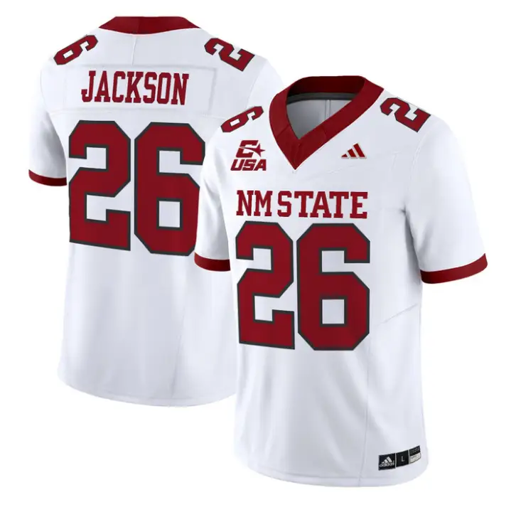 Josiah Jackson Jersey #26 New Mexico State 2026 Vapor Limited Stitched