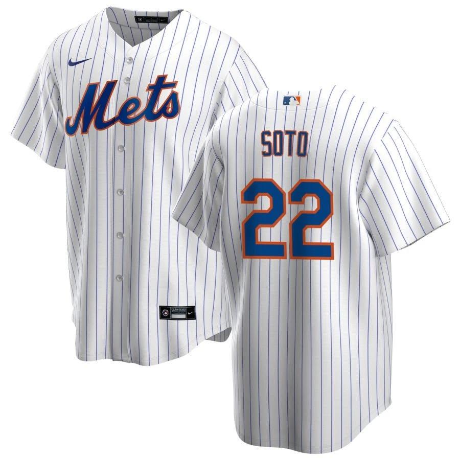 Juan Soto Jersey #22 New York Mets 2025 Baseball Player Limited White by My Store