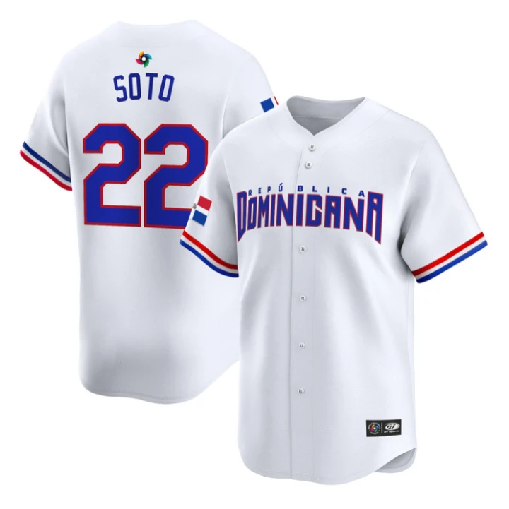 Juan Soto Jersey #22 Dominican Republic Classic 2026 Roster Stitched by My Store