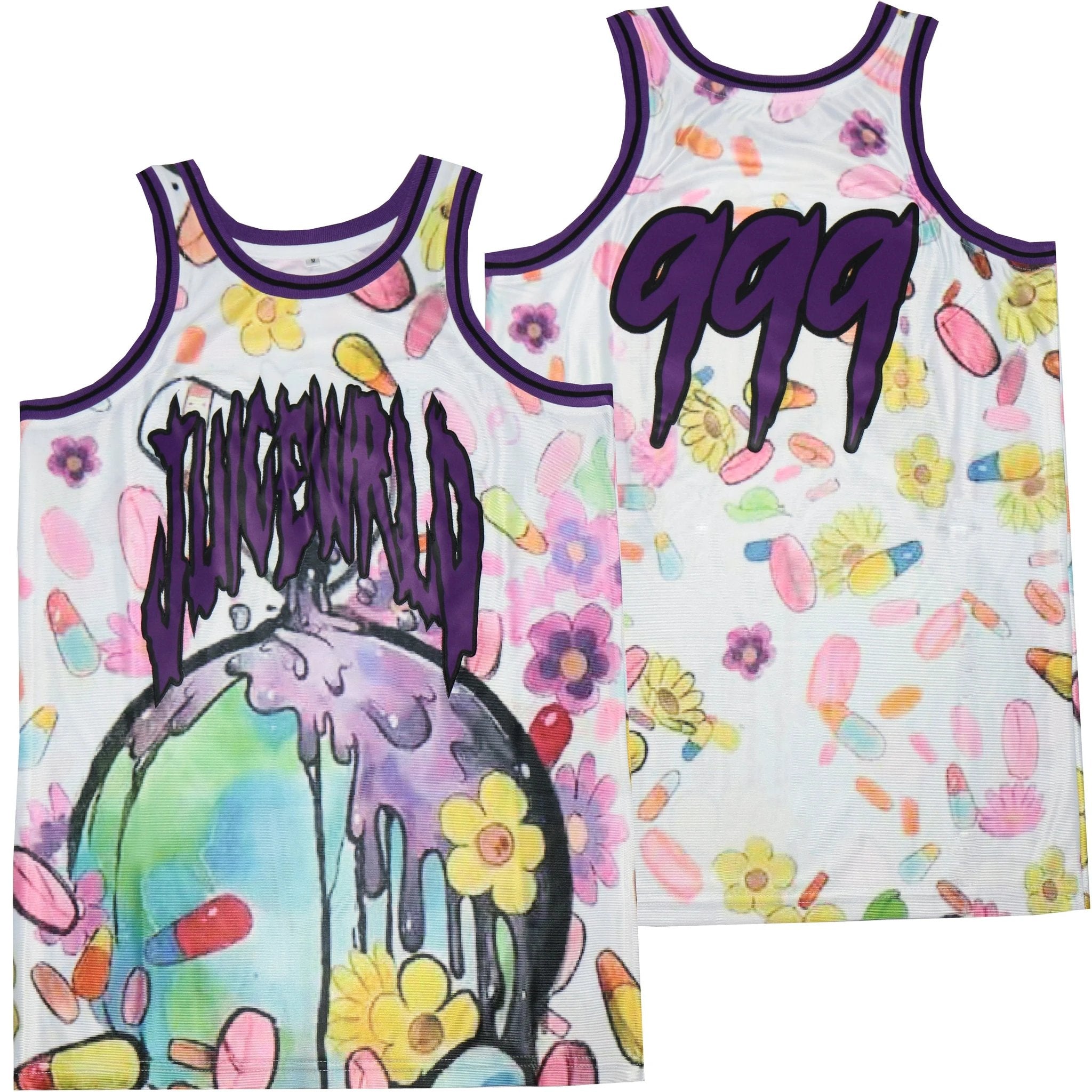 Juice Wrld #999 Pills Movie Basketball Jersey by My store basketball