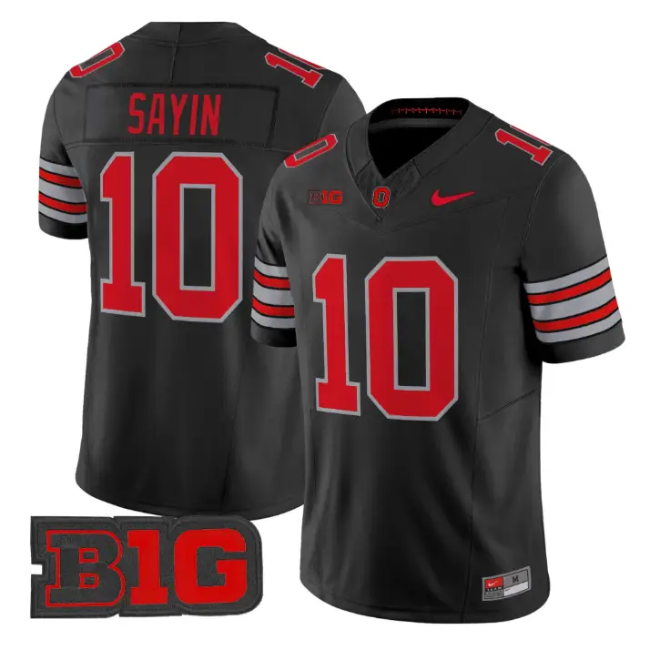 Julian Sayin Jersey #10 Ohio State 2026 Tunnel Vision Limited Stitched by My Store NCAA Football Jerseys