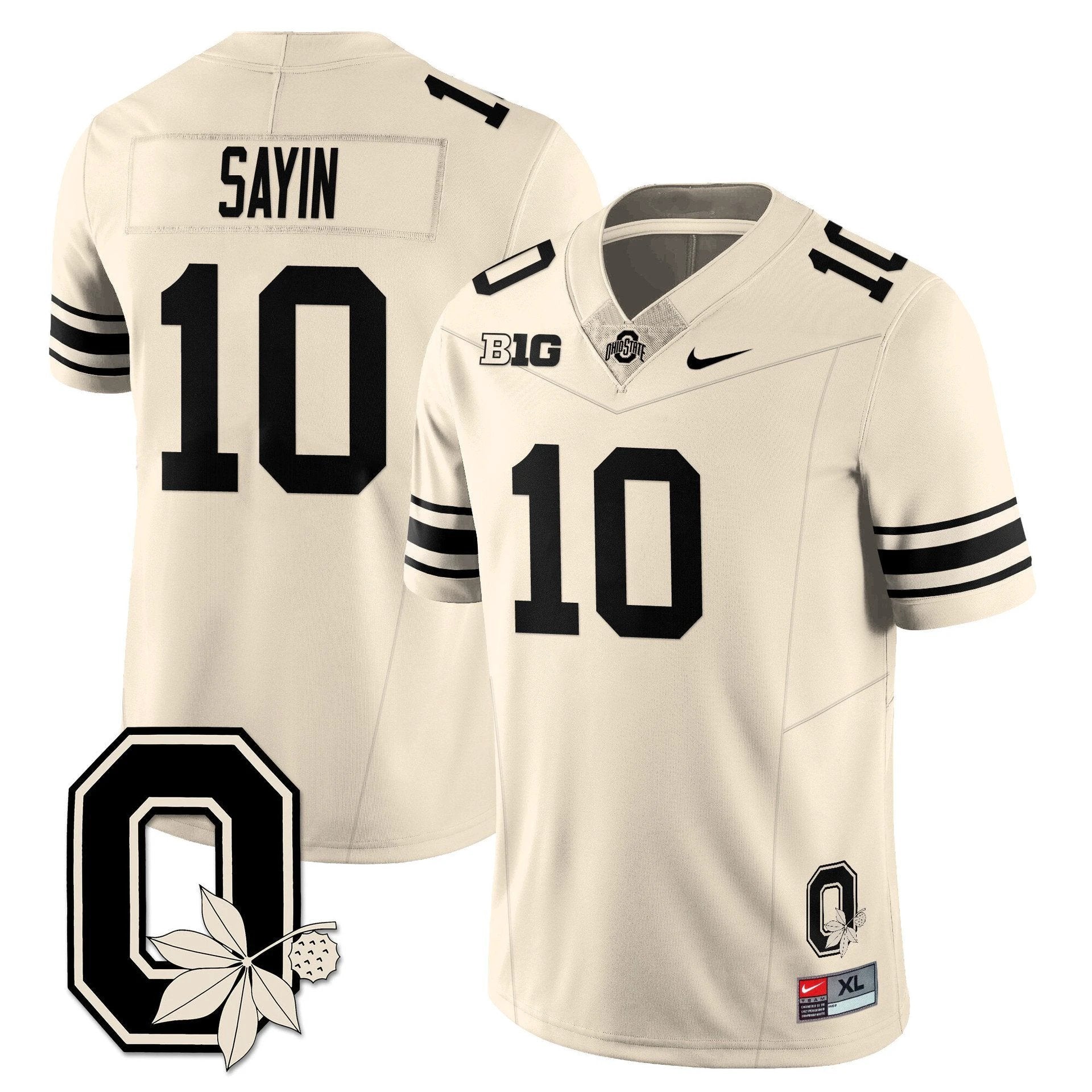 Julian Sayin Jersey #10 Ohio State Buckeyes 2025 Limited Stitched by My Store NCAA Football Jerseys