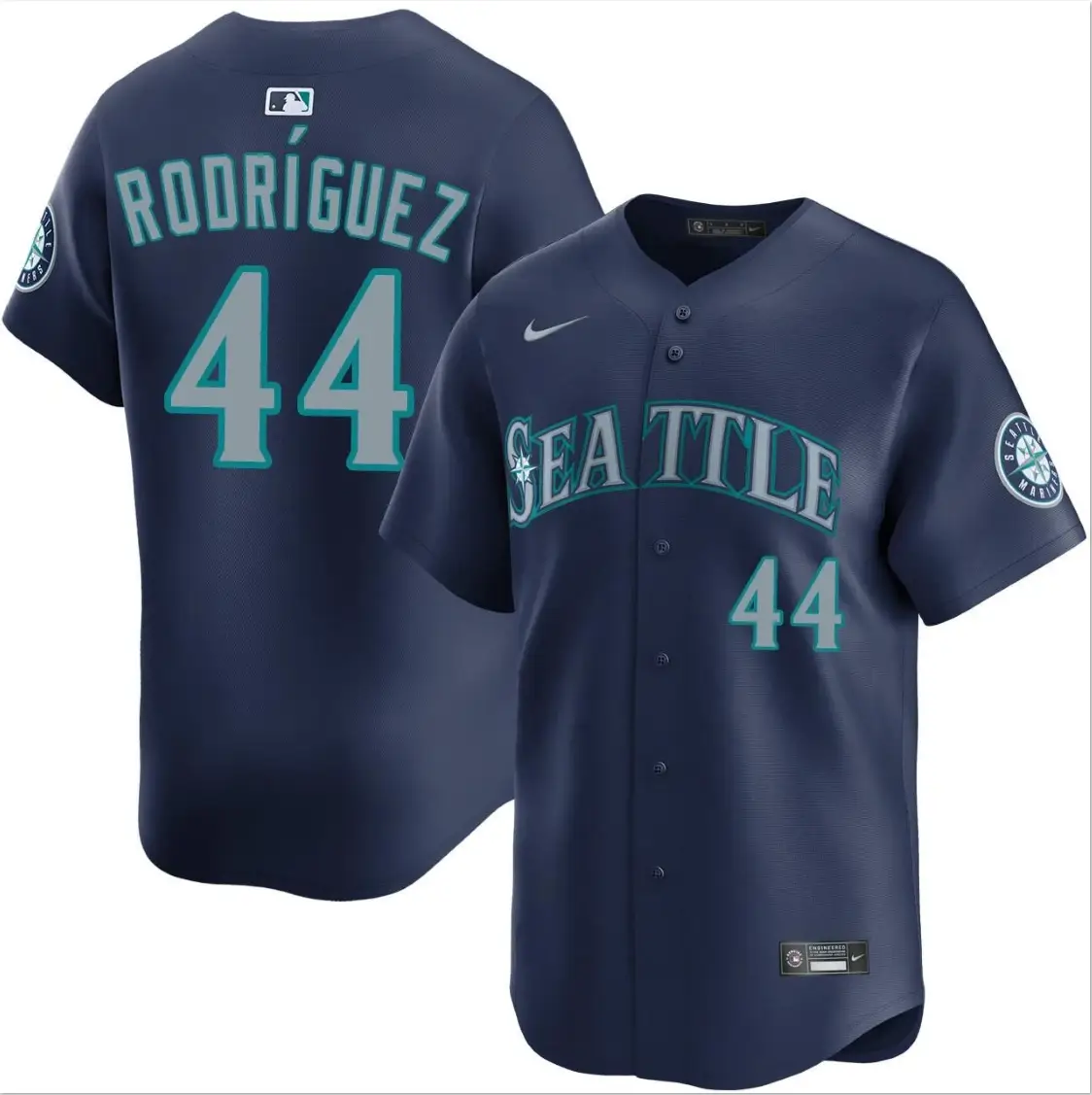 Julio Rodríguez Jersey #44 Mariners Vapor Premier Limited All Stitched by My Store