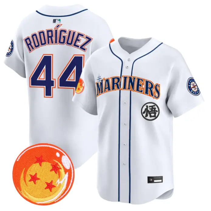 Julio Rodríguez Jersey #44 Seattle Mariners Dragon Ball Premier Stitched by My Store