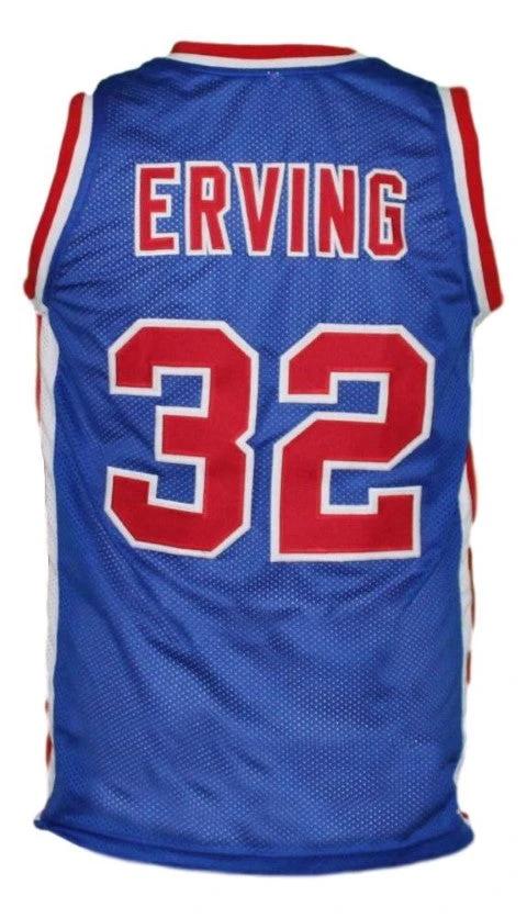 Julius Erving Jersey #32 Virginia Squires ABA Basketball Blue by My store basketball