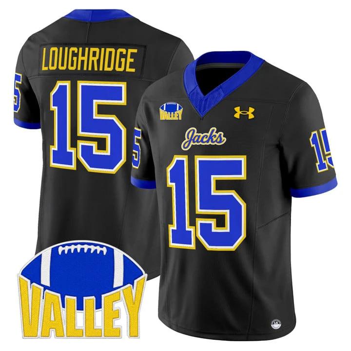 Julius Loughridge Jersey #15 South Dakota State Jackrabbits 2025 by My Store NCAA Football Jerseys