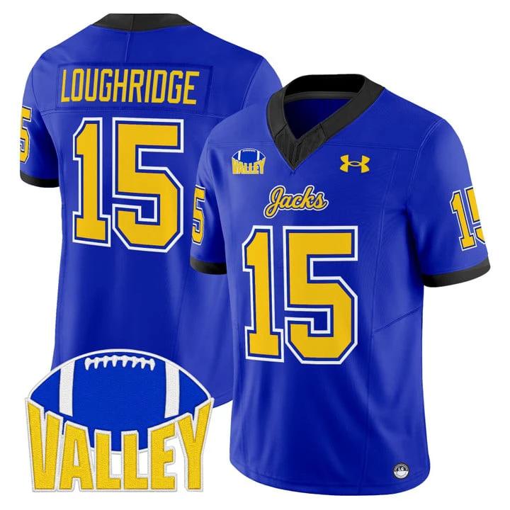 Julius Loughridge Jersey #15 South Dakota State Jackrabbits 2025 by My Store NCAA Football Jerseys