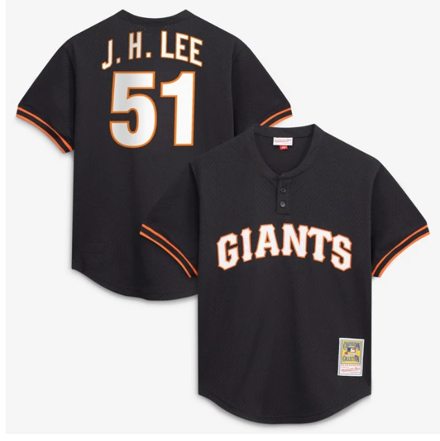 Jung Hoo Lee Jersey #51 San Francisco Giants All Stitched Black by My Store