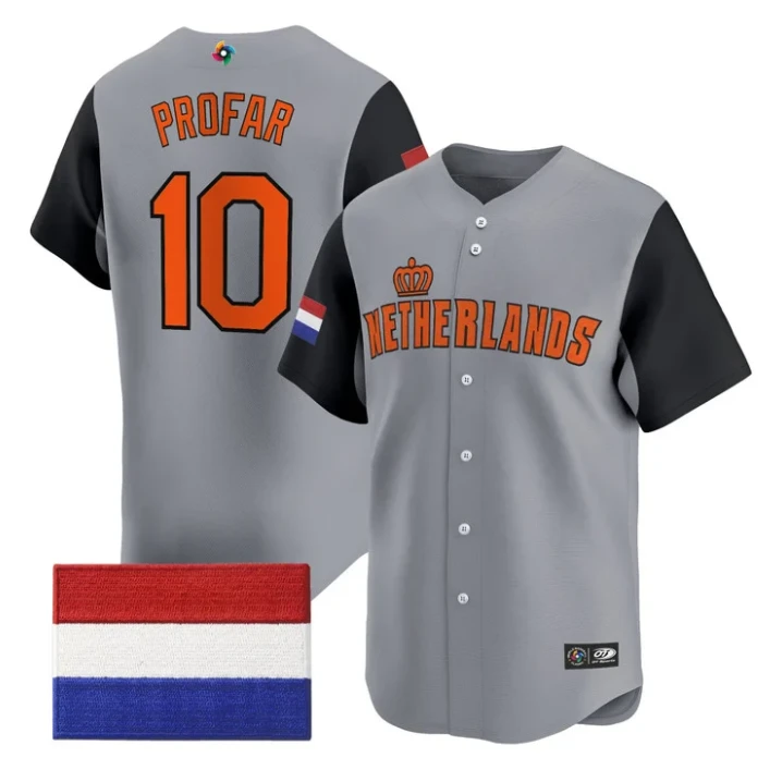 Jurickson Profar Jersey #10 Team Netherlands 2026 World Baseball by My Store