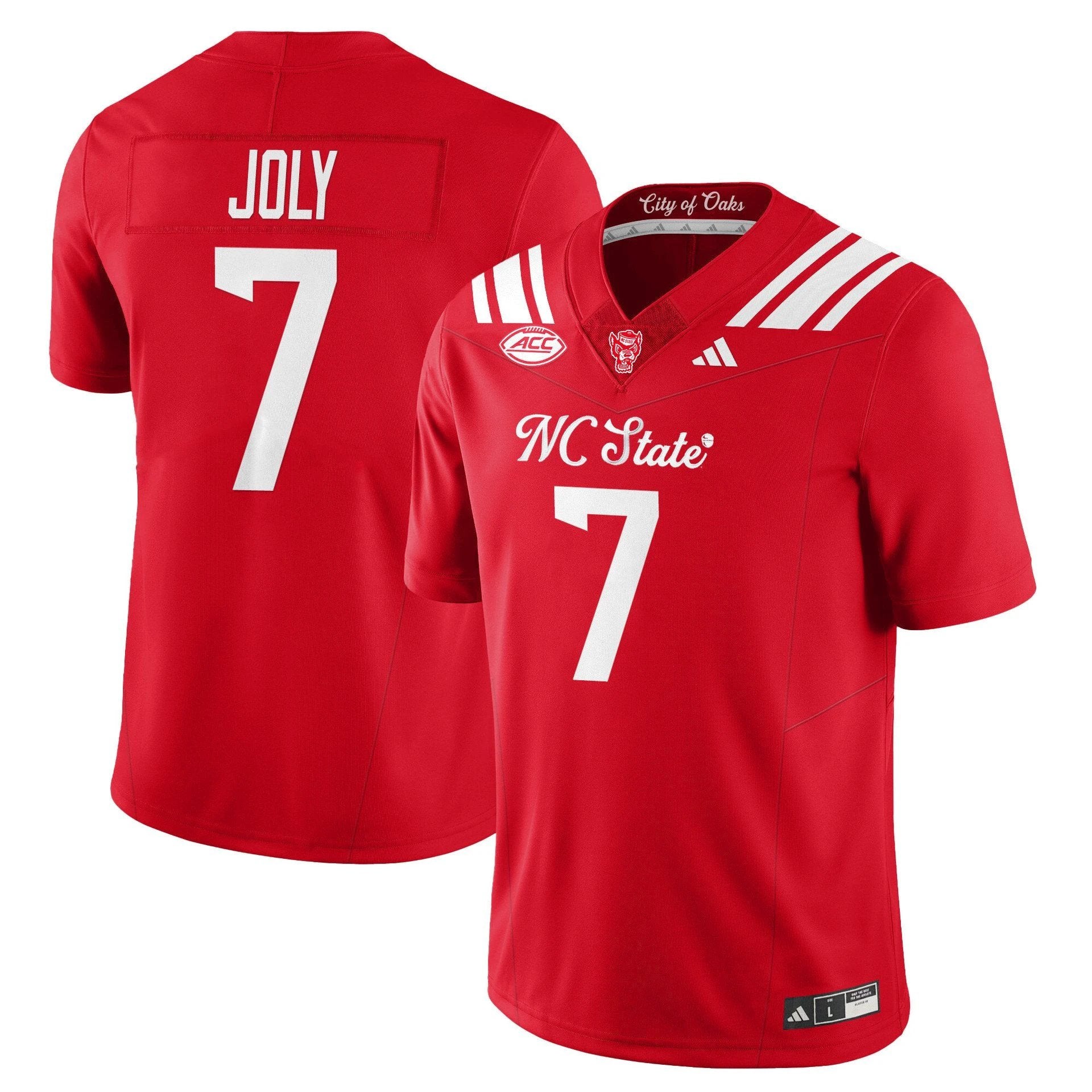 Justin Joly Jersey #7 State Wolfpack City of Oaks Vapor Limited Stitched by My Store NCAA Football Jerseys