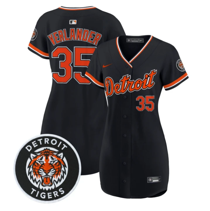 Justin Verlander Jersey #35 Detroit Tigers 2026 Baseball Dress Stitched by My Store