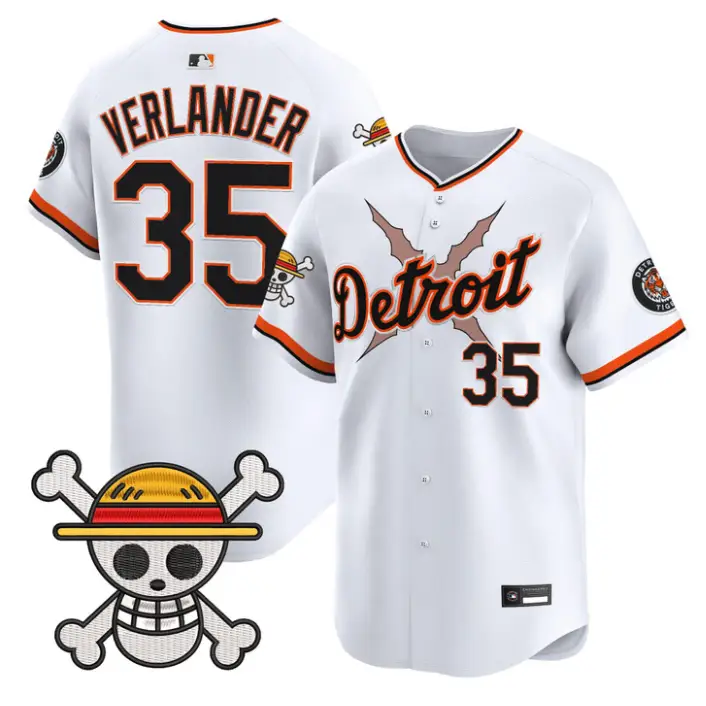 Justin Verlander Jersey #35 Detroit Tigers One Piece Premier Stitched by My Store