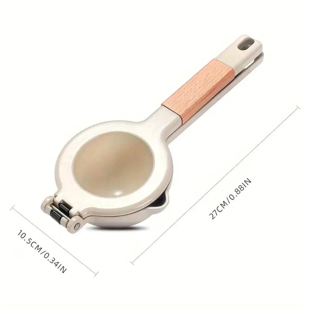 Elegant Stainless Steel Manual Lemon Squeezer by Casa & Beyond