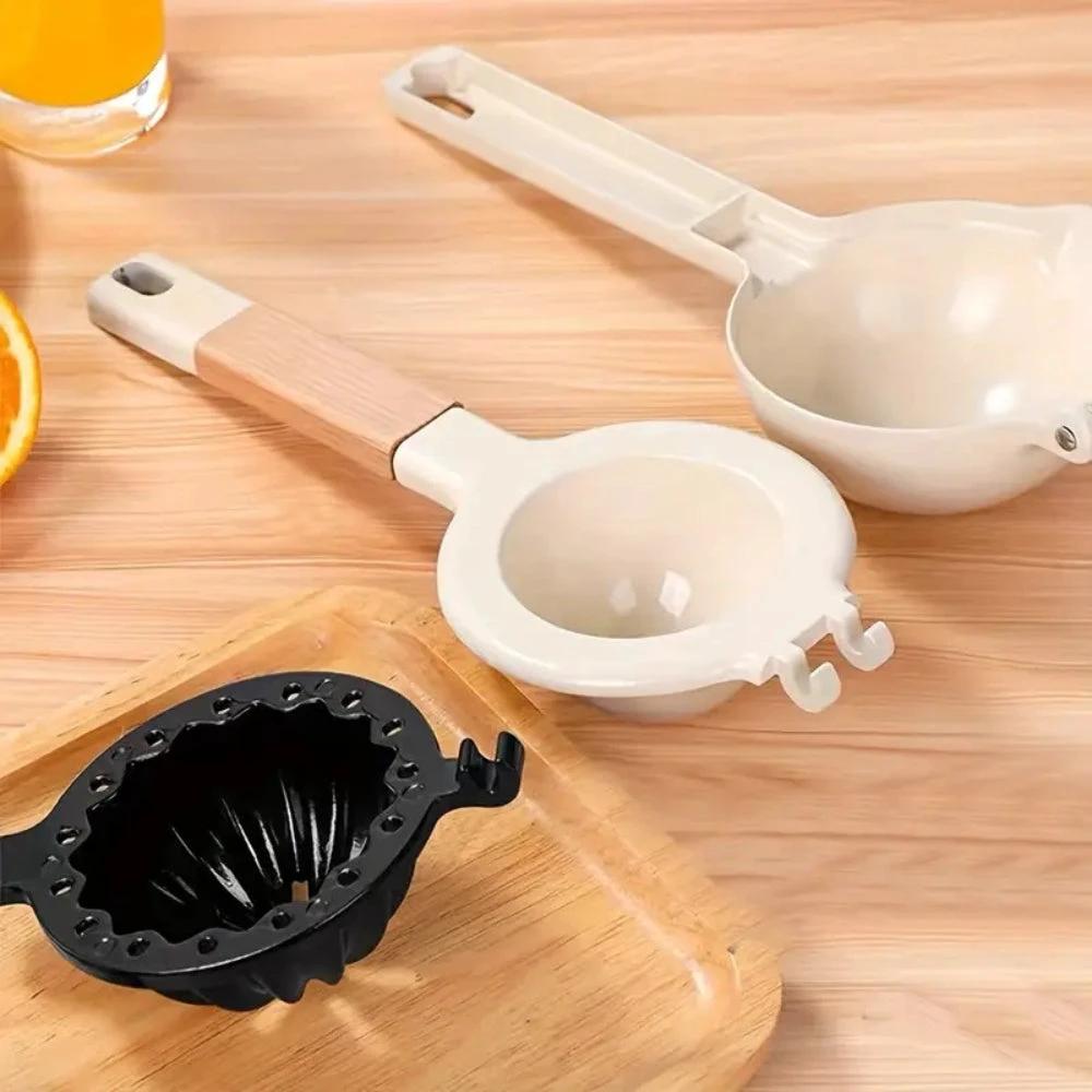 Elegant Stainless Steel Manual Lemon Squeezer by Casa & Beyond
