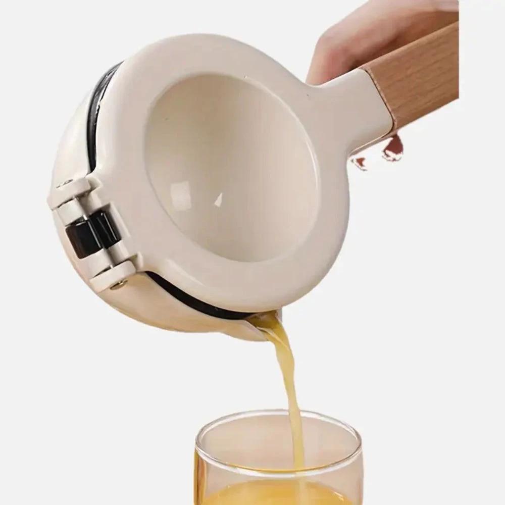 Elegant Stainless Steel Manual Lemon Squeezer by Casa & Beyond